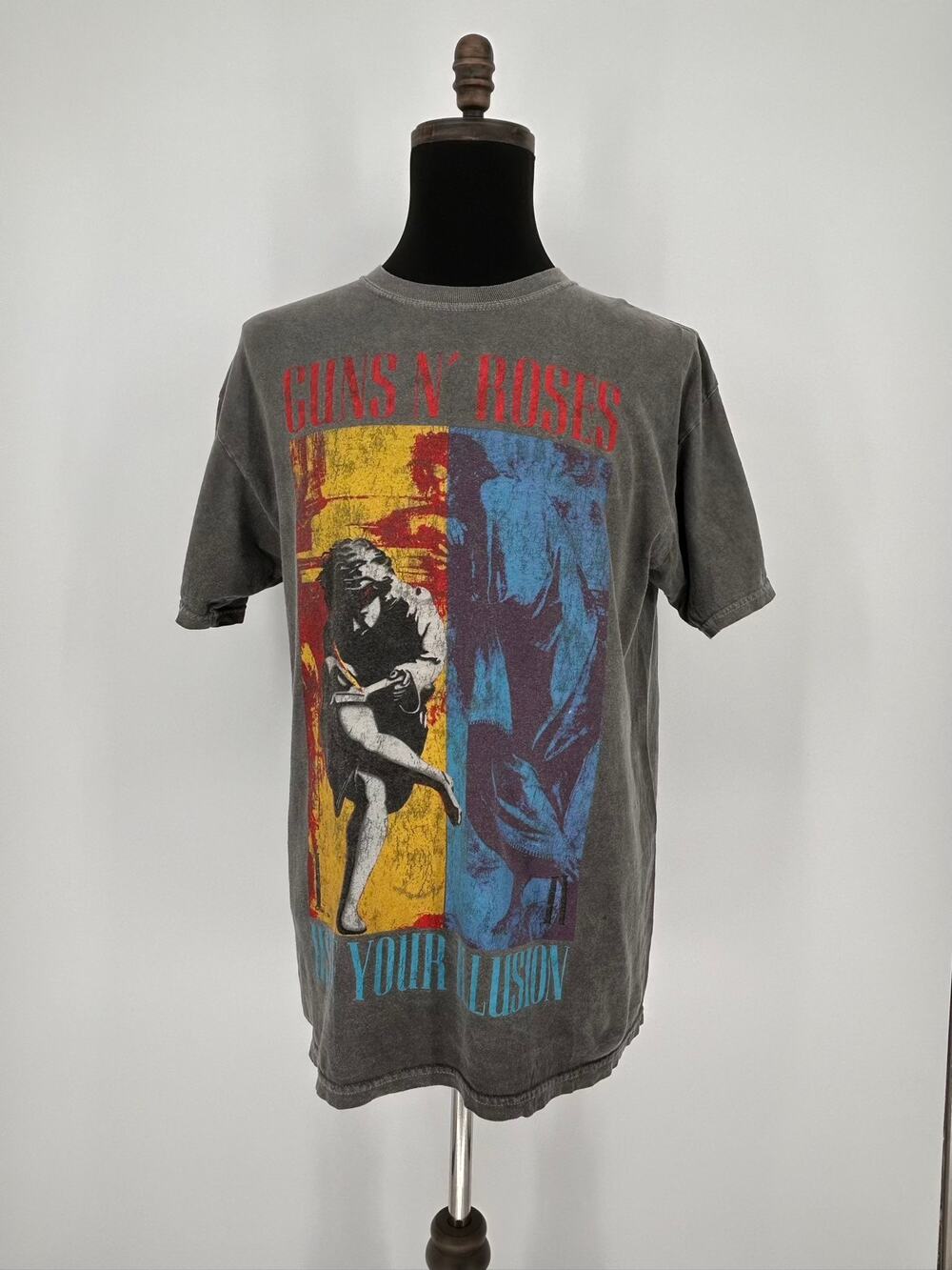 Guns N' Roses Use Your Illusion North American Tour 91 T-Shirt Gray Bravado M